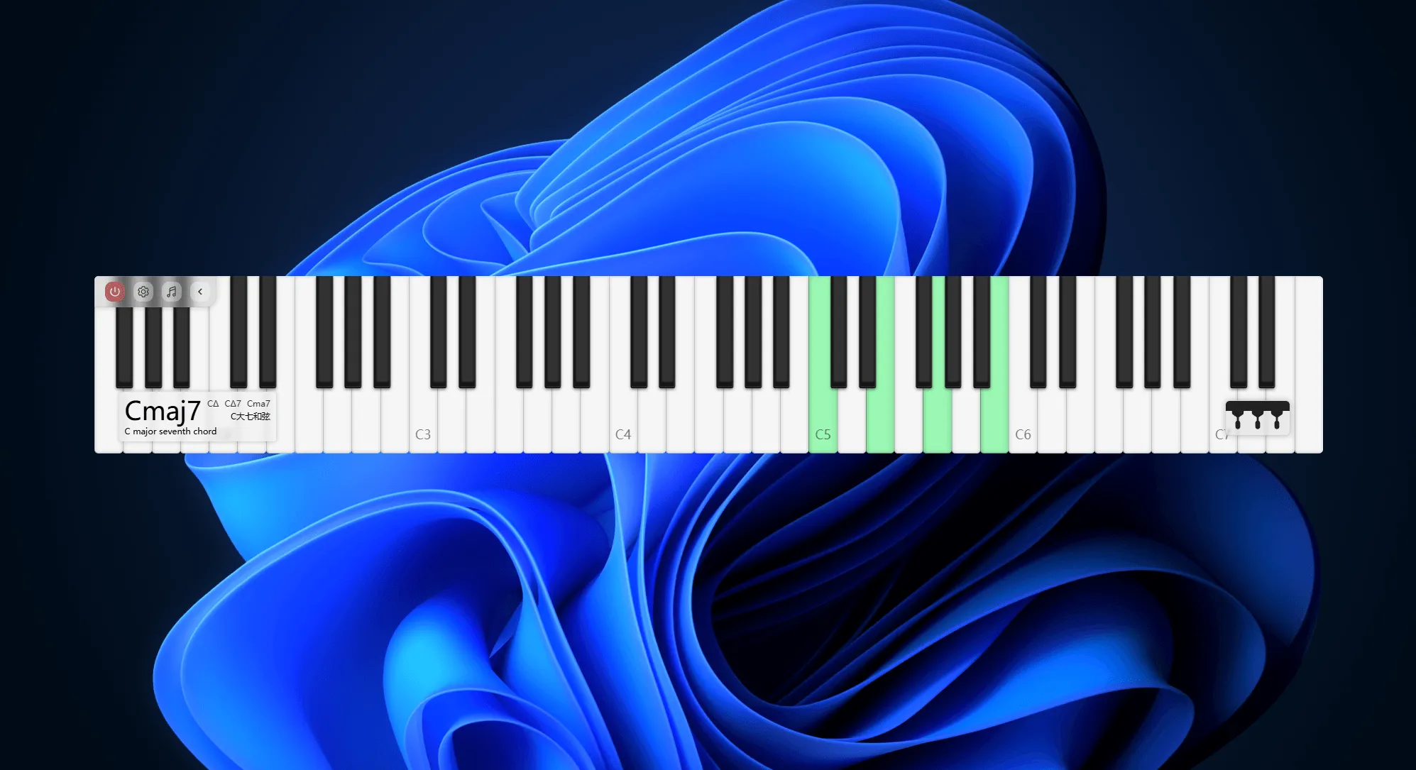 Peirato's Piano Keyboard Screenshot 1